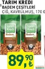 TARIM KREDİ BADEM ÇEŞİTLERİ 170 G TARIM KREDİ BADEM ÇEŞİTLERİ 170 G